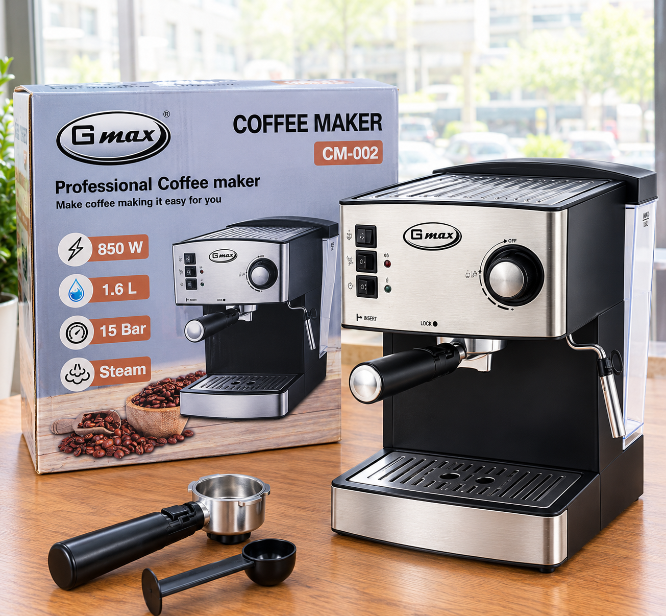 اسپرسوساز جی‌مکس مدل Gmax CM-002