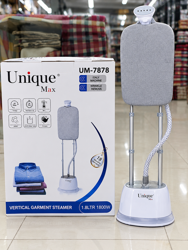 اتو بخار ایستاده یونیک مدل UM-7878 ظرفیت ۱.۸ لیتر